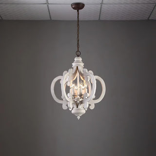 Antique White Style Chandelier Arkstarhome