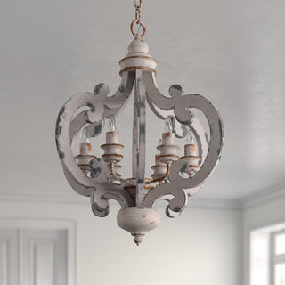 Antique White Style Chandelier Arkstarhome