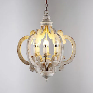 Antique White Style Chandelier Arkstarhome