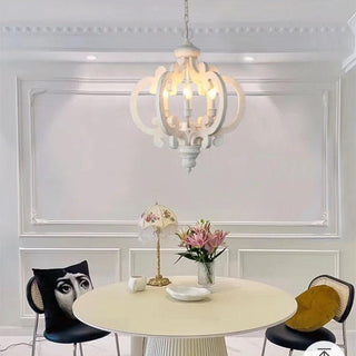 Antique White Style Chandelier Arkstarhome