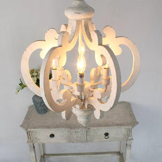Antique White Style Chandelier Arkstarhome