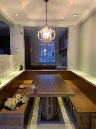 Antique White Style Chandelier Arkstarhome