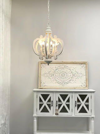 Antique White Style Chandelier Arkstarhome