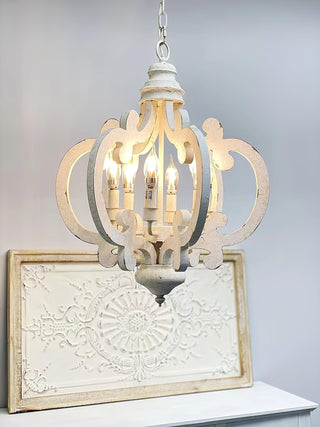 Antique White Style Chandelier Arkstarhome