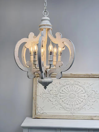 Antique White Style Chandelier Arkstarhome