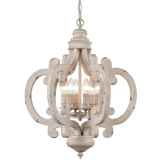 Antique White Style Chandelier Arkstarhome