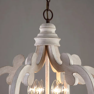 Antique White Style Chandelier Arkstarhome