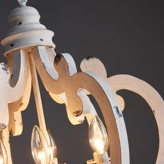 Antique White Style Chandelier Arkstarhome