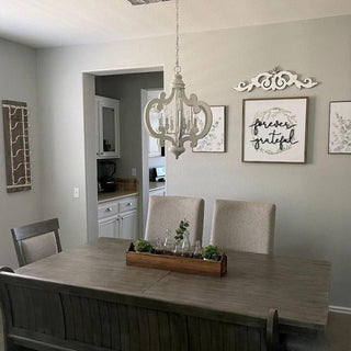 Antique White Style Chandelier Arkstarhome