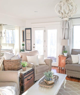 Antique White Style Chandelier Arkstarhome