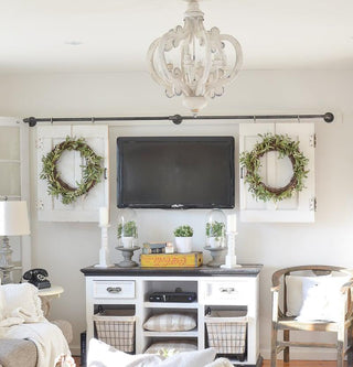 Antique White Style Chandelier Arkstarhome