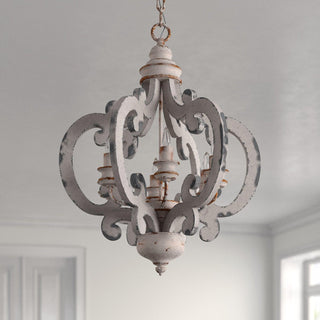 Antique White Style Chandelier Arkstarhome
