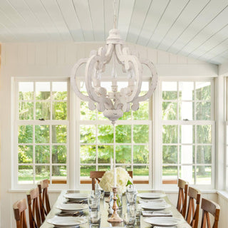 Antique White Style Chandelier Arkstarhome