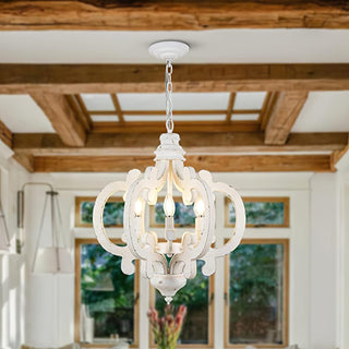 Antique White Style Chandelier Arkstarhome