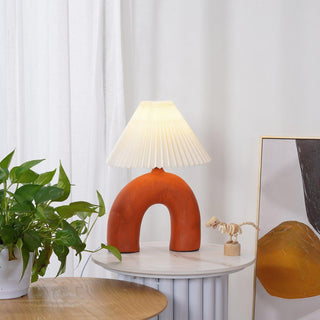 Arched Pleated Table Lamp Arkstarhome
