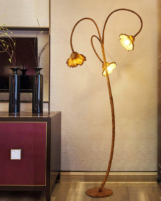 Artistic Lotus Leaf Floor Lamp Arkstarhome