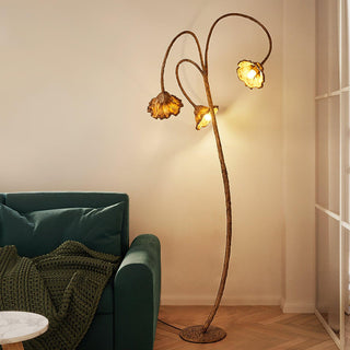 Artistic Lotus Leaf Floor Lamp Arkstarhome