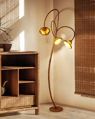 Artistic Lotus Leaf Floor Lamp Arkstarhome