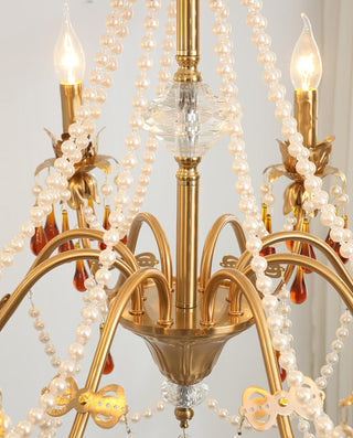 Aureate Amber Crystal Chandelier Arkstarhome
