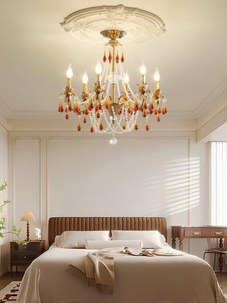 Aureate Amber Crystal Chandelier Arkstarhome