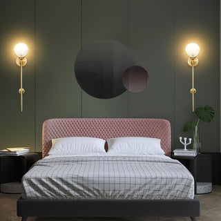 Ava Brass Wall Lamp Arkstarhome