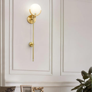 Ava Brass Wall Lamp Arkstarhome