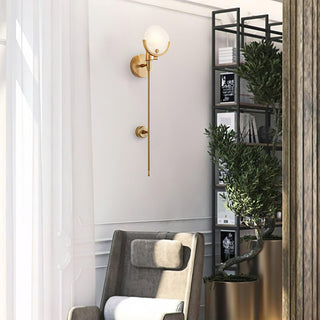 Ava Brass Wall Lamp Arkstarhome