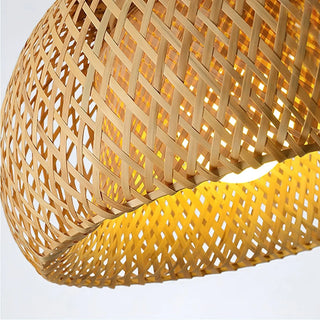 Bamboo Braided Pendant Lamp Arkstarhome