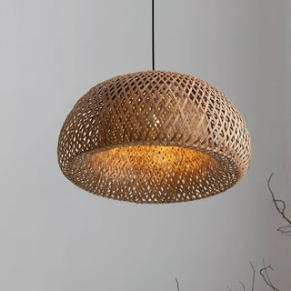 Bamboo Braided Pendant Lamp Arkstarhome
