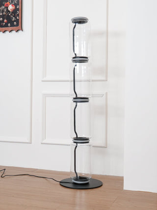 Bamboo Glass Floor Lamp Arkstarhome