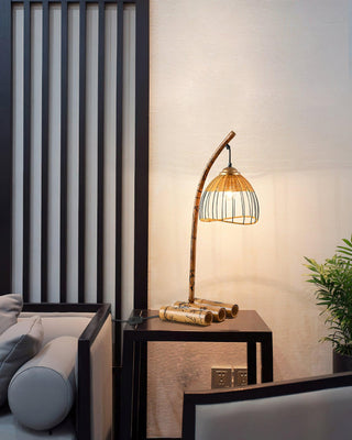 Bamboo Zen Table Lamp Arkstarhome
