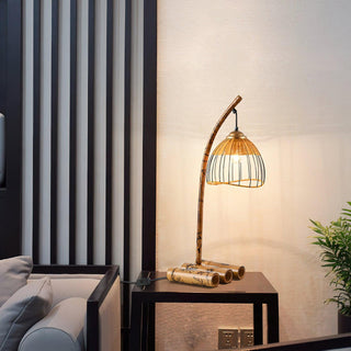 Bamboo Zen Table Lamp Arkstarhome