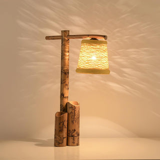 Bamboo Zen Table Lamp Arkstarhome