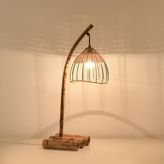 Bamboo Zen Table Lamp Arkstarhome