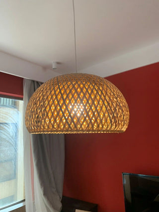 Bamboo Braided Pendant Lamp Arkstarhome
