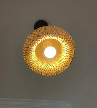 Bamboo Braided Pendant Lamp Arkstarhome