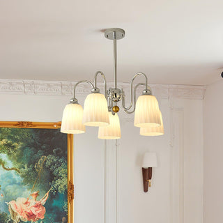 Bauhaus Pleated Chandelier Arkstarhome