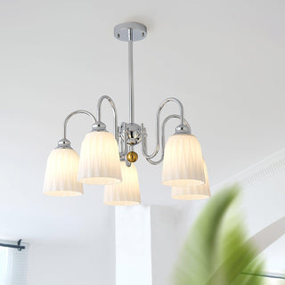 Bauhaus Pleated Chandelier Arkstarhome
