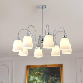 Bauhaus Pleated Chandelier Arkstarhome