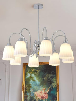 Bauhaus Pleated Chandelier Arkstarhome