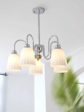 Bauhaus Pleated Chandelier Arkstarhome