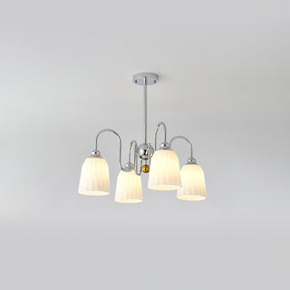 Bauhaus Pleated Chandelier Arkstarhome