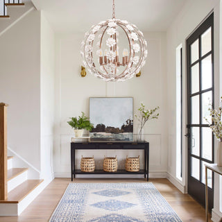 Bianca Floral Orb Chandelier Arkstarhome