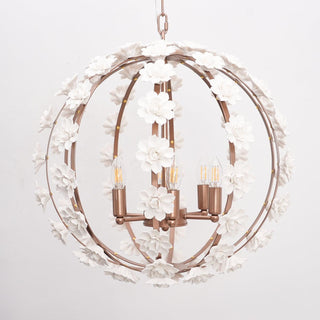 Bianca Floral Orb Chandelier Arkstarhome