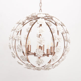 Bianca Floral Orb Chandelier Arkstarhome