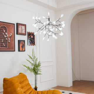 Black Firefly LED Chandelier Arkstarhome