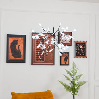Black Firefly LED Chandelier Arkstarhome