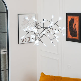 Black Firefly LED Chandelier Arkstarhome