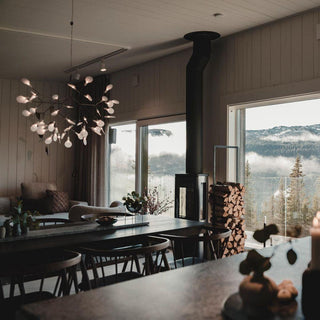 Black Firefly LED Chandelier Arkstarhome