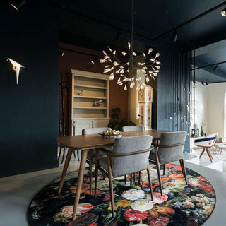 Black Firefly LED Chandelier Arkstarhome